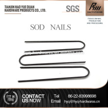 Landscape Fabric Mulch Pins pack 100 SOD Staples Weed Control Chisel Point