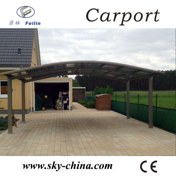 Polycarbonate and aluminum carport Promotion Cars Steel Structure Shelters