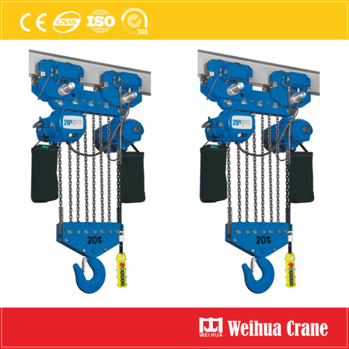 Azule de cadena eléctrica 20 toneladas