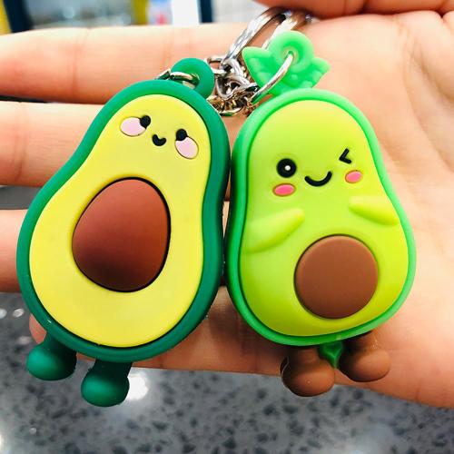 Cute Avocado Key Ring Used for Hanging Bag Accessories Chain Bag Pendant Jewelry various occasions Valentine's Day Birthday