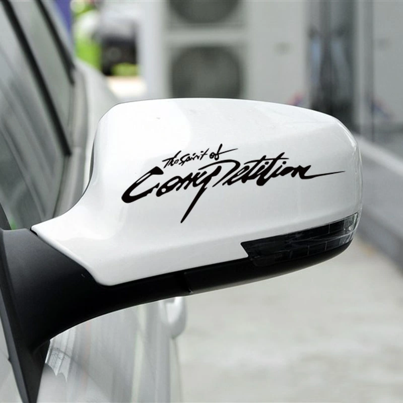 Customized White Plotter Cut Vinyl Sticker Decals for Car