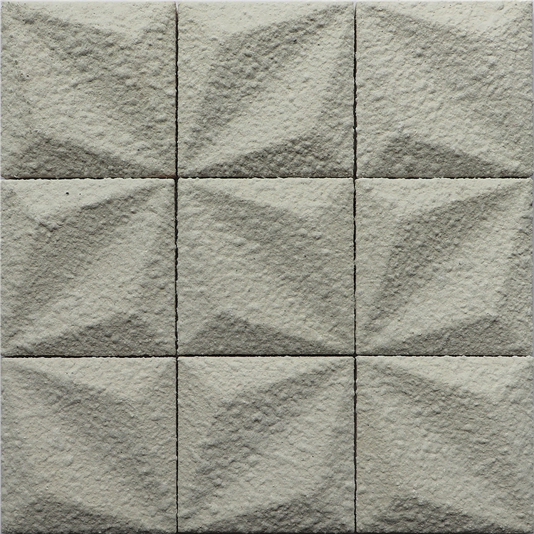 Matt Bathroom Wall Tiles Cement Floor Square Shape Mosaic