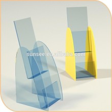 acrylic customized table top brochure holder,/ Acrylic leaflet holder