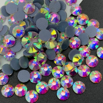 16 Facets Crystal AB Crystal Hot Fix Rhinestone Stones for Clothing Decoration