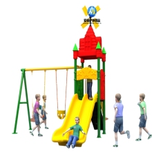 Outdoor Play Sets and Equipment for Children's Playgrounds and Games Including Slides