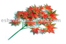 hotsale/decorative artificial/silk maple branch