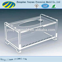 Plastic tissue box and napkin paper case mold