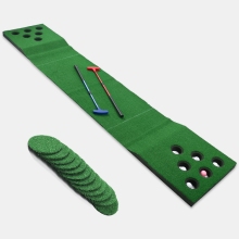 Indoor/Outdoor Golf Putting Game with 12 Holes and 2 Putters