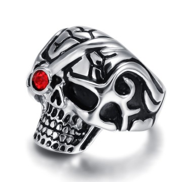 Fashion casting jewelry designs unique mens biker ring wholesale