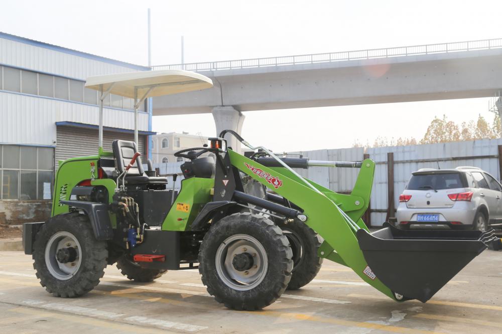 Mini 500kg 700kg mesin loader traktor