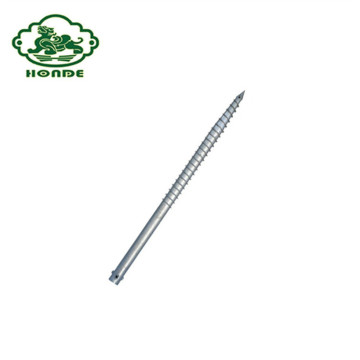 Tornillo de tierra galvanizado acero Q235