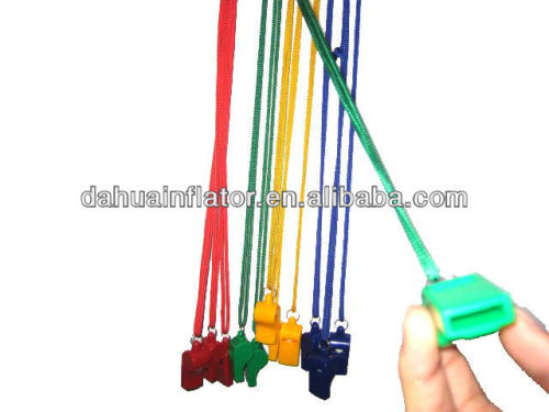 plastic whistle, whistle, colorful whistle