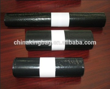 poly recycled material garbage bag can liner on roll