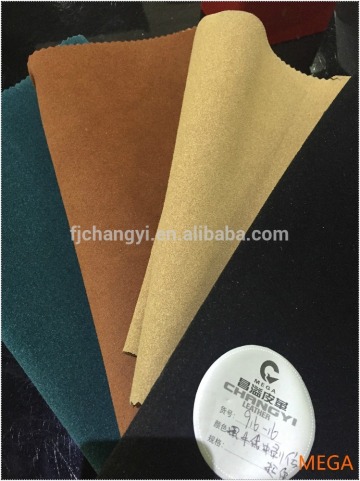 bonded leather suede surface faux leather for shoes