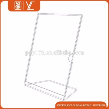 11*8.5 Clear Acrylic Slant Back Sign Holder