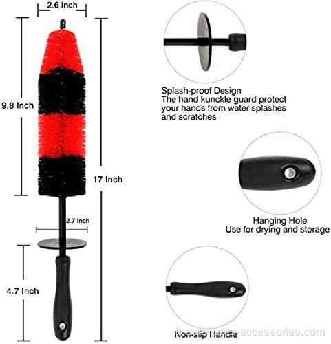 Voiture détaillant le pinceau brossage brosse à tête ronde