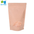 Kraft Paper Kaffeposer Ziplock Food Emballage Bag Ziplock Food Emballage Kaffeposer