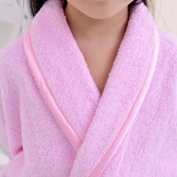 Pink Women Terry Towelling Bathrobe Hotel Robe