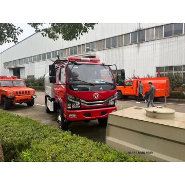 5000 litros mini camión de tanque de bomberos de agua