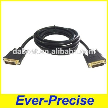 DVI-D DUAL LINK CABLE DVI 24+1 pins Male to Male Assembly Cable