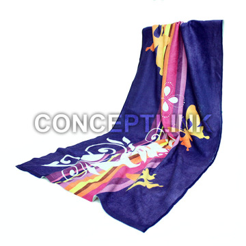 High quality beach towel fabric flower