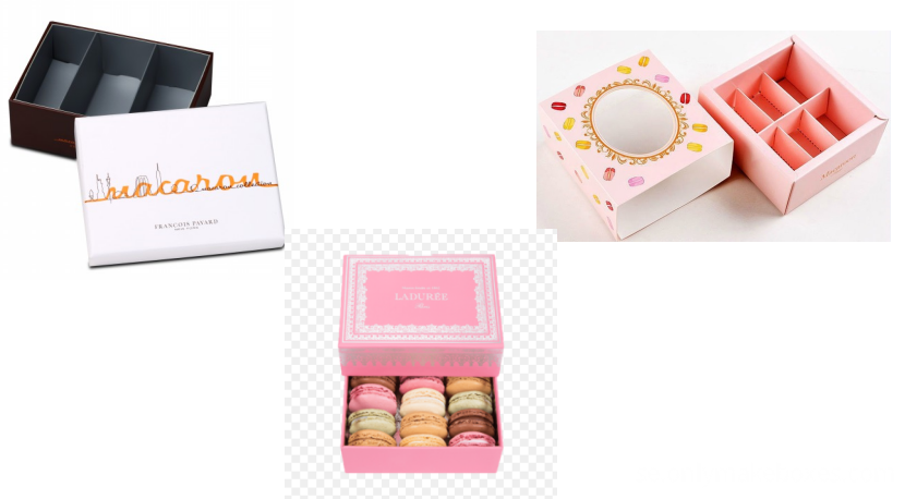 Macaroon papperslåda Macaroon paper box