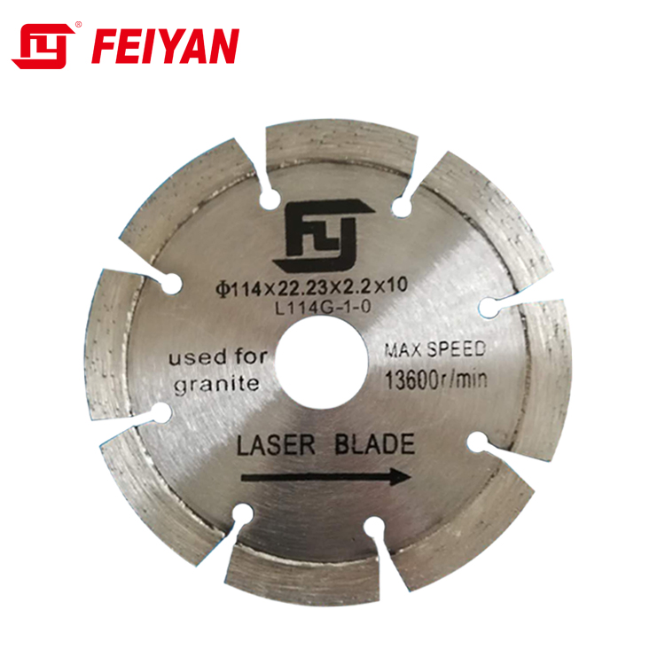 China laser welded diamond cutting disc for Granite stone