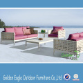 Outdoor aluminium wicker sofa set rotan meubels