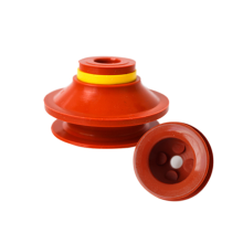 Airbest Vacuum Pads: VB10 Bellows Suction Cups with Threaded Design