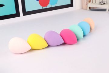 label beauty sponge cosmetic blender makeup spong