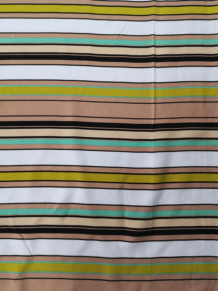 Stripe Rayon Poplin Air-jet 45s Printing Fabric