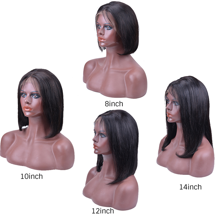 Cheap Price Raw Indian Hair Directly From India Natural Human Hair Wigs Bob Wigs Lace Front Wig For Black Women