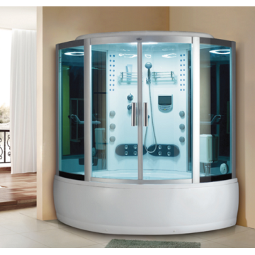 Luxury Enclosed Hydromassage Whirlpool Bath Steam Room