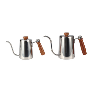 Pour Over Coffee Maker With Wooden Handle