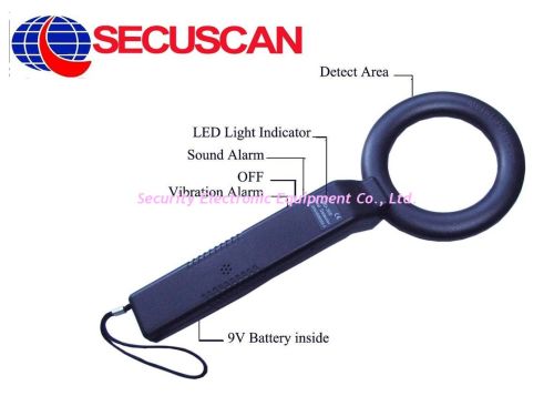 High Sensitivity Hand Held Metal Detector For Private Buildings , Public And Private Buildings