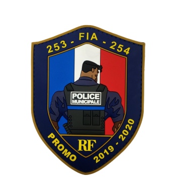 custom 3D embossed logo pvc patch