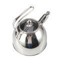 Stainless Steel Hollow Out Handle Design Whistling Kettle