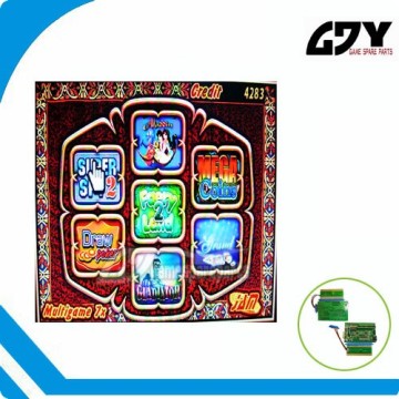 Beautiful picture and moving voice game board/ multigame board /7x game board