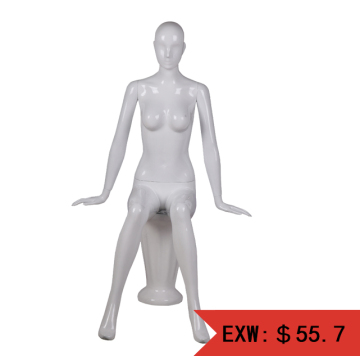 alibaba guangzhou sitting plastic female model for apparel
