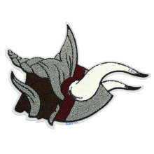 Different Shape Fancy Felt Background Embroidered Patch