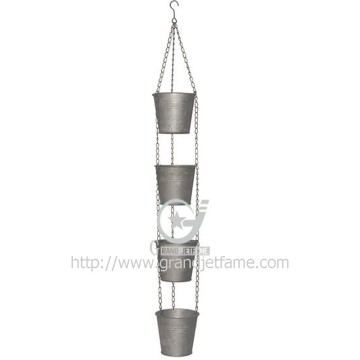 outdoor garden hanging planter with chain