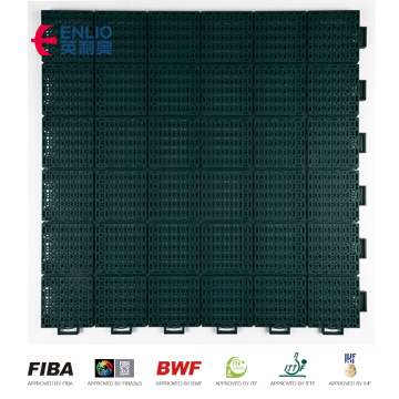 Sports Outdoor Court Syntetic Interlocking Outdoor Basketball Pavimenti in vendita