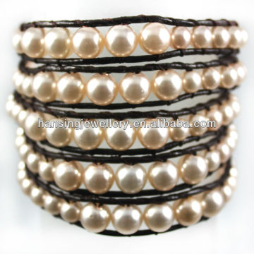 2013jewelry elegant pearl handmade lulu bracelet