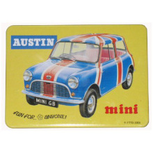 Mini austin metal refrigerator magnet