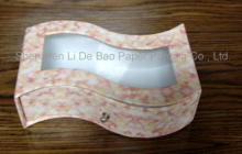 S Shape Drawer Form with Skylights Ppaer Box (LDB032)