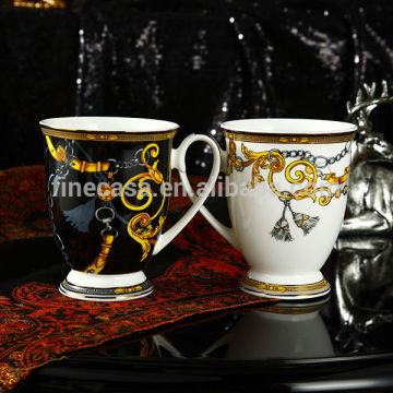 10OZ Fine Bone China Luxury Ceramic Mug of Knight                
                                    Quality Assured