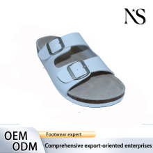 Stylish White Buckle Sandals