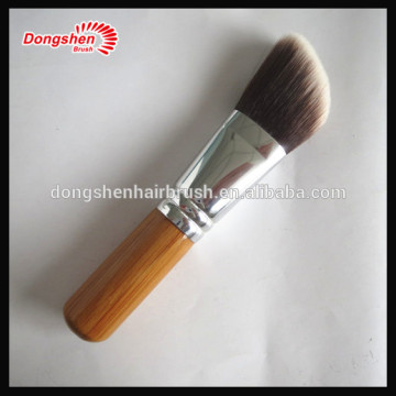bamboo handle synthetic hair small cosmetic blusher brush