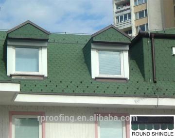 Hot selling round bitumen shingles,fiberglass shingles for house using