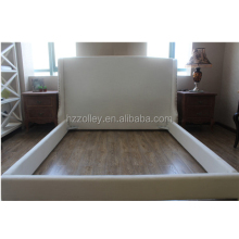 Kids Double Deck Bed with Soft Carved Style for Home Use